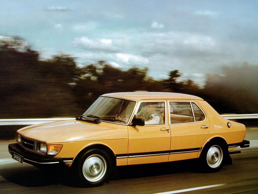 Saab 99 1 поколение, рестайлинг, седан (1974 - 1984)